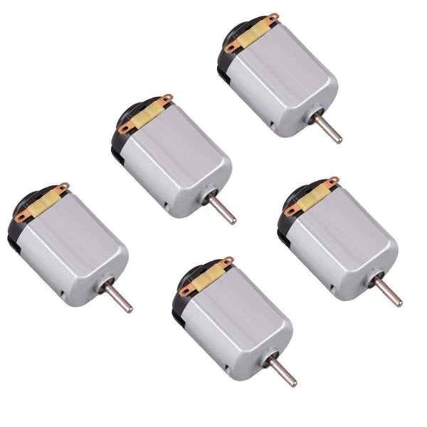 DC 3V-6V 140 Motor 2000 RPM for DIY Electric motor Toy Car, Ships, Small Fan (5 Pcs)