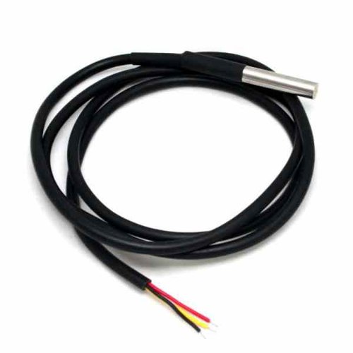 DS18B20 Waterproof Temperature Sensor – Thermal Probe Thermometer 1m Cable